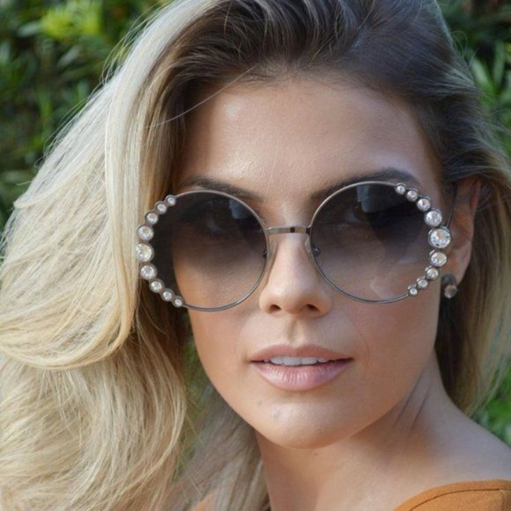 New Fendi FF 0324/S 6LB Ruthenium Sunglasses